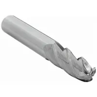 CLEVELAND Ball End Mill: Carbide, 4 Flute, 1/8" Mill Dia, 1" LOC, 3" OAL (MPN C63523)