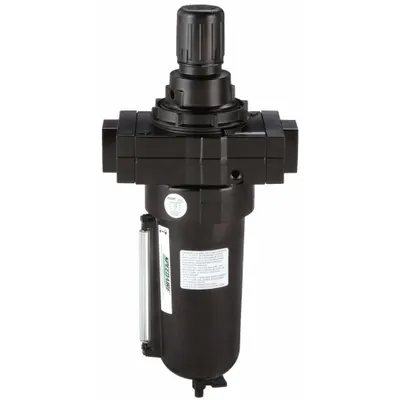 SPEEDAIRE Filter-Regulator: Heavy Duty Series, 1 in NPT, 509 cfm, 40 micron - Speedaire FRL Air Filter/Regulators