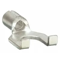 OEM Fork Terminals: Bare, #6 Stud Size, 22 AWG – 16 AWG Wire Range, Flanged Fork, 600 V (MPN 24C875)
