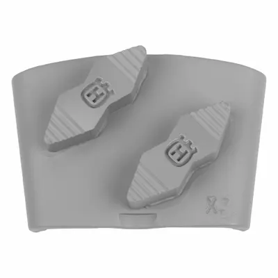 HUSQVARNA Grinding Tool: Extra Hard, 30 Grit, Gray, 2 Segments, Clockwise/Counterclockwise - Grinding & Surface Preparation Tools