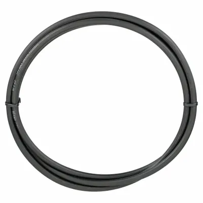 GATES Round Belt: Black, 3/8 in Dia, For 3 in Min Pulley Dia, 36 in Overall Lg - Endless Reinforced Solid-Core Rough Round Belts