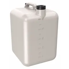 This 5-gallon fresh water tank is constructed from HDPE and is designed for use with Economy Wash-Ware Portable Hand Wash Sinks. It supplies clean water for hand washing in locations without plumbed water, such as construction sites, outdoor events, and remote work areas.