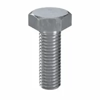 M10 metric hex head cap screw, 30 mm length, fully threaded, in Class 8.8 steel with zinc plating. Meets DIN 961 dimensional and ISO 898 material standards. Used for fastening metal components in machinery, automotive, and structural assemblies
