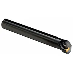 This indexable boring bar is designed for internal turning operations such as enlarging holes, creating precise internal diameters, and finishing bores. It features a negative rake geometry and right-hand cutting direction, suitable for use with compatible indexable inserts in metalworking applications.