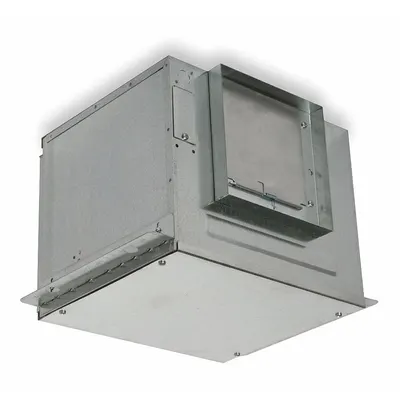 Dayton In-Line Ceiling Exhaust Fan: 784 cfm @ 0.100 in SP, Rectangular Duct, 8 in x 10 in - Rectangular Duct Inline Cabinet Fans