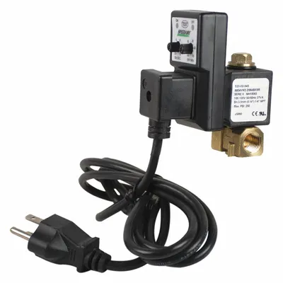 SPEEDAIRE Timed Electric Auto Drain Valve, 1/4 in NPT, 2.55 gpm, 100-120 V
