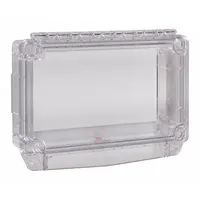 Clear polycarbonate guard for indoor intercom stations. Protects against vandalism and accidental damage. Surface-mounts on walls with included hardware. Overall depth 2 1/4 in