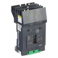 3-pole, 50 A B-Frame molded case circuit breaker rated 525V AC with a 25kA interrupting rating at 277/408V AC. Features fixed instantaneous trip, ABC phase connection, and aluminum mechanical lug terminals on the load end. Suitable for overcurrent protection in power distribution panels, motor control centers, and switchboards