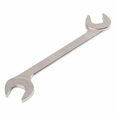 TEKTON Open End Wrench: Chromium Molybdenum Steel, Satin, 20 mm Head Size - Metric, Double End, Open End Wrenches