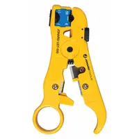 Universal Cable Stripping Tool: 0.4 in to 0.4 in, RG-59/6/RG-7/11, 5 in Overall Lg, Cut, UST-525
