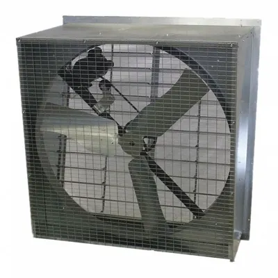Dayton Agricultural Exhaust Fan: Belt Drive, 48 in Blade, 1 hp, Totally Enclosed Air Over - Belt-Drive Slant-Wall Exhaust Fans
