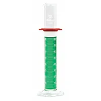 SIBATA Graduated Cylinder: 50 mL, B, To Contain (TC), 0.5 mL Graduation Increments - mL (MPN 2351-50)
