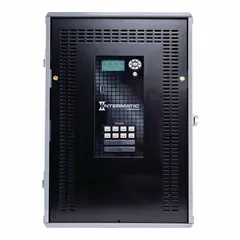 Digital timer switch with astronomic functionality for automatic sunrise/sunset adjustment. Operates at 120-277V AC with DPDT/SPDT switching. Metal body rated for outdoor use. Suitable for controlling lighting and equipment in commercial and industrial settings.
