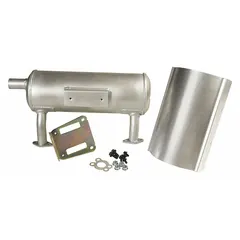 Muffler kit for Kohler engines, compatible with models 730, 740, 750, CH25, and LH640-755. Used to replace or service the exhaust system, reducing engine noise and directing exhaust gases away from the equipment.