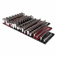 TEKTON Socket Set: 1/4 in, 3/8 in, 1/2 in Drive, 214 Piece, 12-Point, Metric/SAE (MPN SHD99203)