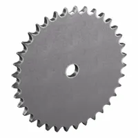 TRITAN Roller Chain Sprocket: No Hub, For Single Strands, 40, 36 Teeth, 5.737 in Pitch Dia, Steel (MPN 40A36 X 5/8)