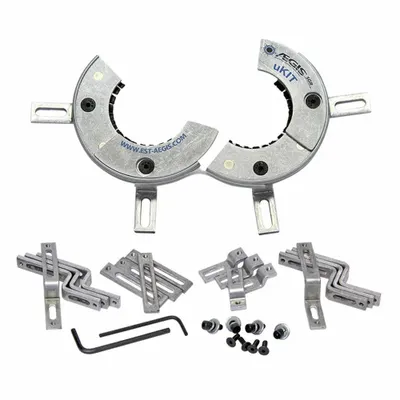 AEGIS 110 Split Ring Kit: Split, For 4 17/64 in Shaft Dia, 5 45/64 in Ring Outside Dia - Universal Frame Shaft Grounding Ring Kits