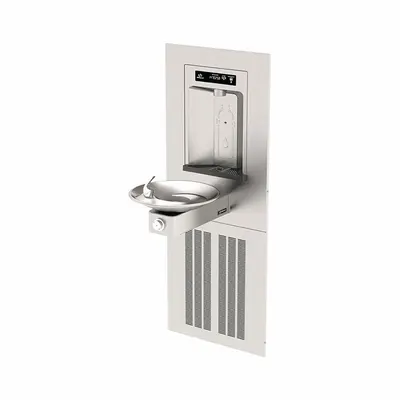 HAWS Drinking Fountain: In-Wall, 8 gph @ 50°F - In-Wall Single Drinking Fountains with Bottle Fillers