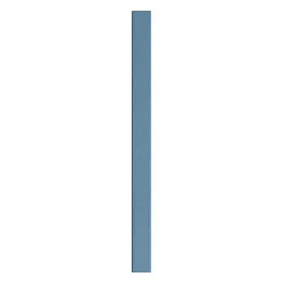 ASI GLOBAL PARTITIONS Partition Column: Plastic Polymer, Pebble, Blue, 82 in Ht, 6 in Wd - Pilasters for Bathroom Partitions
