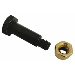 Replacement load pin for Dayton hoists, designed to support and measure load forces in industrial lifting systems. Includes a nut for secure installation. Suitable for material handling and manufacturing applications.