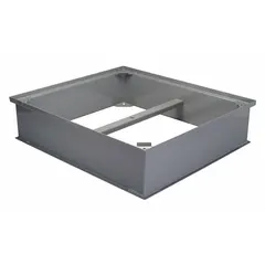 This ZURN interceptor trap extension increases the depth of a compatible interceptor trap to maintain proper seal and flow. Overall dimensions: 19-5/8 in width, 23-1/2 in length, 6 in depth. Used in commercial plumbing systems for grease or sediment interceptors.