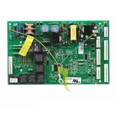 This genuine OEM main control board assembly manages temperature regulation, defrost cycles, and compressor operation in compatible Electrolux refrigerators and freezers. It is designed as a direct replacement part to restore proper cooling and defrost system control.