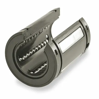 Dayton Linear Ball Bearing: 3/4 in Inside Dia, 470 lbf Dynamic Load Capacity - Open Linear Ball Bearings for Heavy-Load Applications