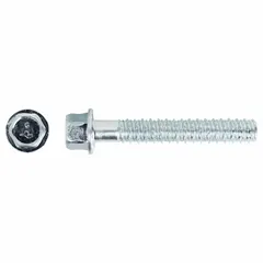 This heavy-duty hex-head screw anchor is made from Grade 5 steel with a self-threading tip and external hex head. It is removable and designed for inch-system installations. Typical applications include fastening structural elements, machinery, and equipment to concrete, brick, or block. Supplied in a 10-pack.
