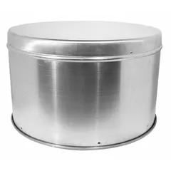 This drip cover is designed to protect motors from moisture and debris in HVACR and industrial environments. It helps prevent water ingress, extending motor life in applications such as condensate pumps and fan coils where drip protection is needed.
