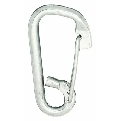 LUCKY LINE PRODUCTS Spring Snap: 1 Snaps, 440 lb Working Load Limit, Wire Gate - Load Rated Spring Snaps