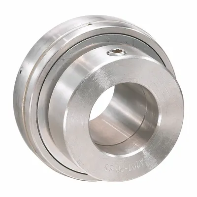 IPTCI BEARINGS Eccentric Lock Ball Bearing Inserts: SNA 207-22, 1 3/8 in Bore - Food-Grade Spherical Insert Bearings