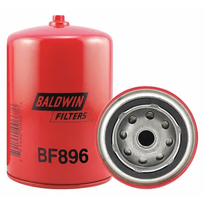 BALDWIN FILTERS Fuel Filter: Spin-On, 3 11/16 in Outside Dia, 13/16"-18 Thread Size - Spin-On Fuel Filters