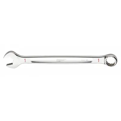 MILWAUKEE SAE 12-Point Combination Wrench, 1 in, 13 3/8 in Overall Length - SAE 12-Point Combination Wrenches