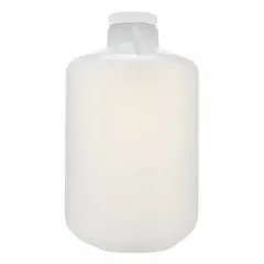 APPROVED VENDOR Round Plastic Carboy, Colorless, Wide Mouth, 85 mm Screw Cap