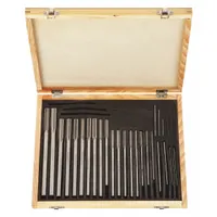 APPROVED VENDOR Chucking Reamer Set: 25 Pc, 1 mm to 13 mm Dia, Straight Flute (MPN 11V307)