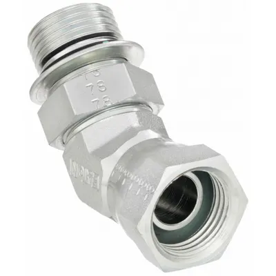 AEROQUIP Hydraulic Hose Adapter: 1/2 in x 5/8 in Fitting Size, Female x Male, NPSM x ORB - NPSM-to-ORB Steel Hydraulic Hose Adapters