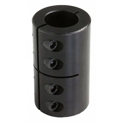 Dayton Rigid Shaft Coupling: 5/16 in Bore Dia 1, 5/16 in Bore Dia 2, For Round Shaft Type - One-Piece Rigid Shaft Couplings