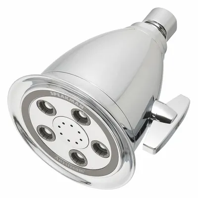 SPEAKMAN Hotel S-2005-HB Multi-Pattern Fixed Showerhead, 2 gpm, Brass/Plastic - Multi-Pattern Fixed Showerheads
