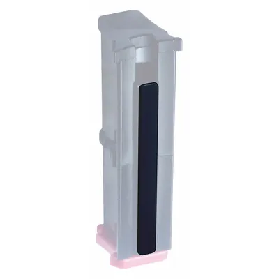 RETRACTA-BELT Magnetic Belt End, Black, 3 in Overall Height, MPN SUB-ME - Retractable Belt Barrier Ends