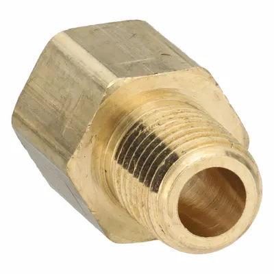 PARKER Metal Pipe Straight: Straight, 1/4 in x 1/4 in - Threaded High-Pressure Pipe Fittings