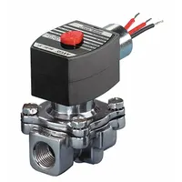 REDHAT Solenoid Valve: 2-Way, Normally Open, 3/4 in Pipe Size, 110V AC/120V AC, High Flow, NBR Seal (MPN EF8215G033)