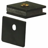 Door Catch: Steel, Magnetic, 1 in Ht, 15/16 in Wd (MPN 4FCV5)