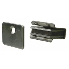 This magnetic push-to-close catch is constructed of aluminum and features a pull opening action. With a height of 1 1/8 inches and a width of 13/16 inches, it is suited for use in cabinets, enclosures, and access panels where a light-duty holding force is required.