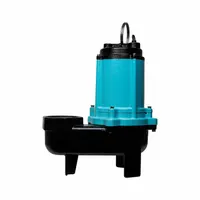 LITTLE GIANT Sewage Ejector Pump: Cast Iron, Single Phase, 1/2 hp, 115V AC, 2 in Max. Dia. Solids (MPN 10SC-CIM)