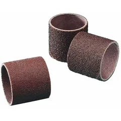 General purpose spiral band for deburring, blending, and finishing all metals. Features 80-grit aluminum oxide abrasive for consistent surface refinement. Suitable for maintenance, fabrication, and repair operations in metalworking.