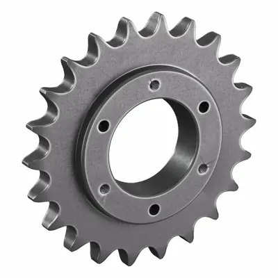 TSUBAKI Sprocket: For 60 Chain, 22 Teeth, 5.27 in Pitch Dia, 5.67 in Outside Dia - Size 60 Bushed-Bore Roller Chain Sprockets