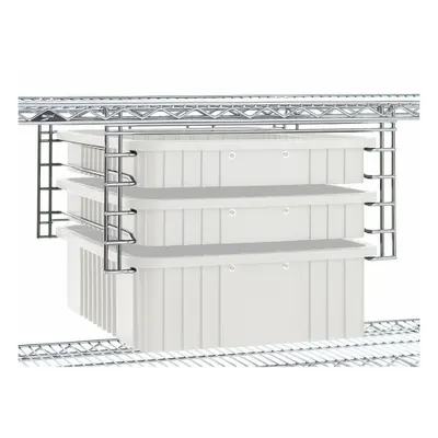 INSTOCK Hanging Bin Bracket for Wire Shelving, GRSS2NC - Hanging Bin Brackets for Wire Shelving