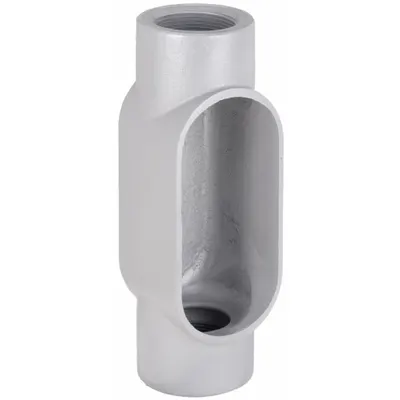HUBBELL KILLARK Conduit Outlet Body: Iron, 3 in Trade Size, C Body, 131.5 cu in Body Capacity - C - Straight Type