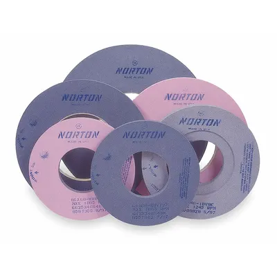 NORTON Straight Grinding Wheel: Type 1, 16" x 1" x 5", 32A60-K5VBE - Grinding Wheels for Moderate-to-Heavy Grinding of Tool Steels
