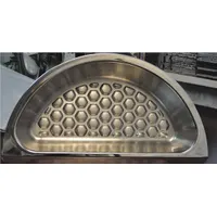 SPRING USA Food Pan: Half Size Round, Round, 2.25 ga_1.8 ga Gauge, 3 qt Capacity, 3 in Overall Dp (MPN 510-66/35/12D)